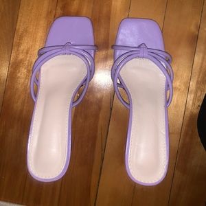 Shein purple heels